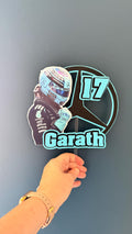 George Russell Mercedes F1 Personalised Cake Topper | Name, Age, Birthday (Card) (etsy image id: 7894254532)