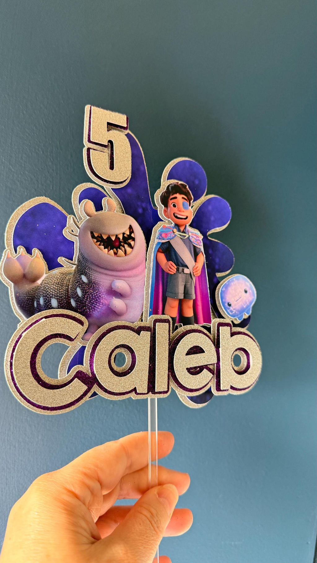 Personalized Space Adventure Cake Topper | Custom Name, Age, Kids Birthday (etsy image id: 7907048911)