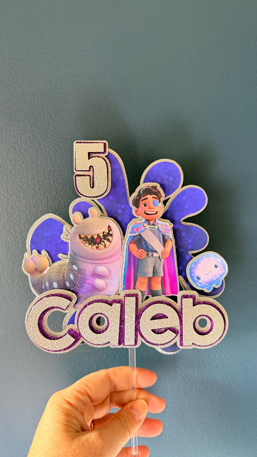 Personalized Space Adventure Cake Topper | Custom Name, Age, Kids Birthday (etsy image id: 7907048933)