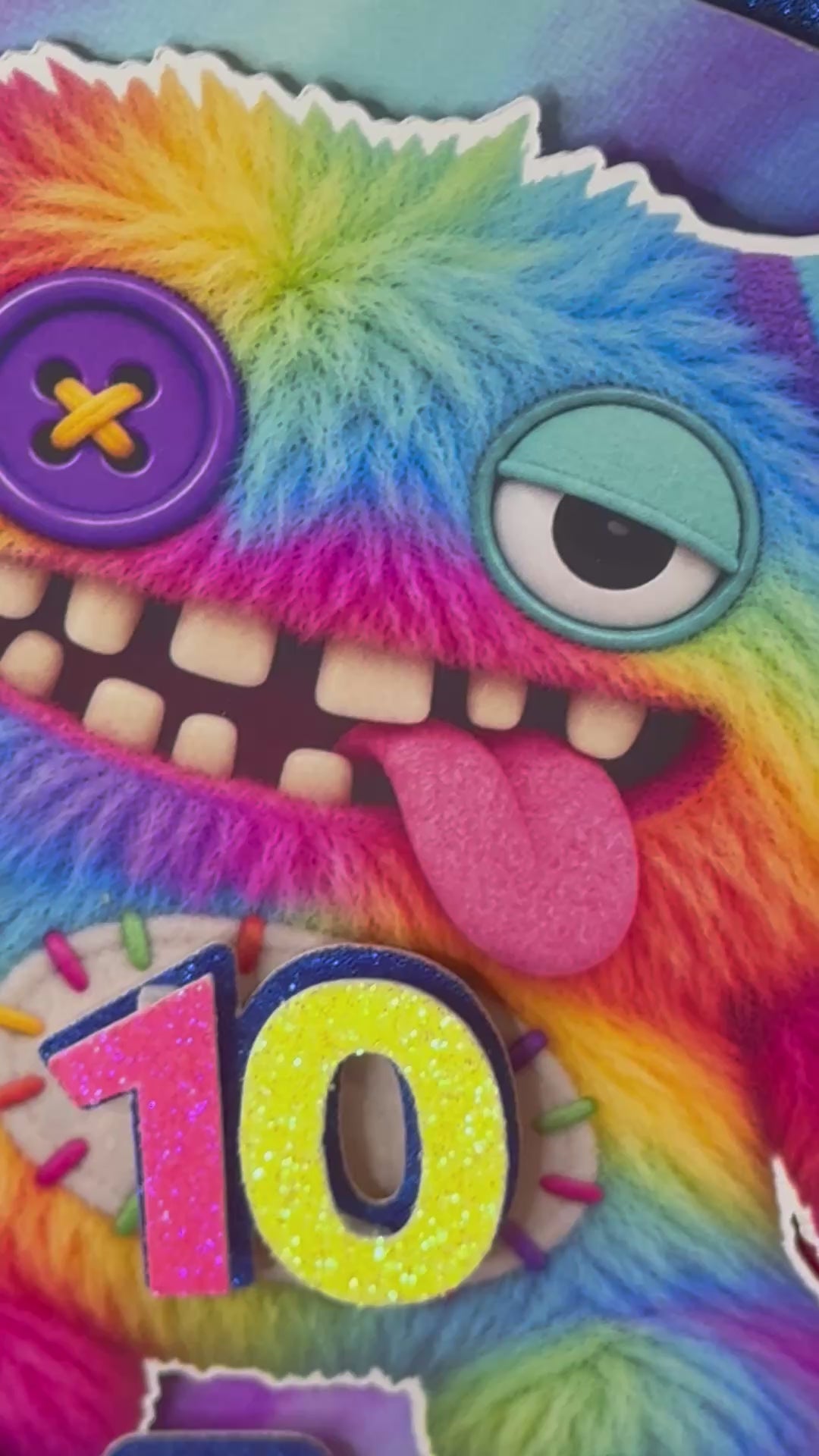 Fuggler Inspired Personalised Birthday Cake Topper